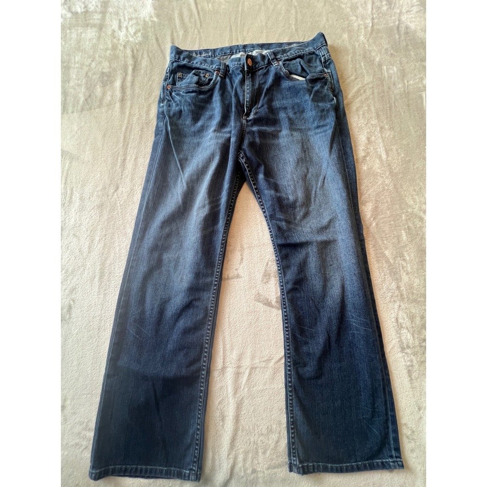 Tommy Hilfiger Tommy Denim Jeans Mens 38x30 Blue Standard Fit Straight Leg
